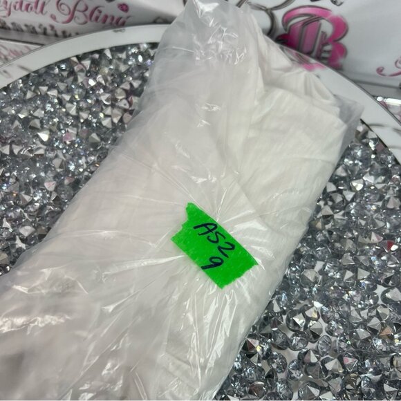 Express tshirt 2 tone mesh bottom hem bling White Graphic Short Sleeve Tee - Picture 9 of 9